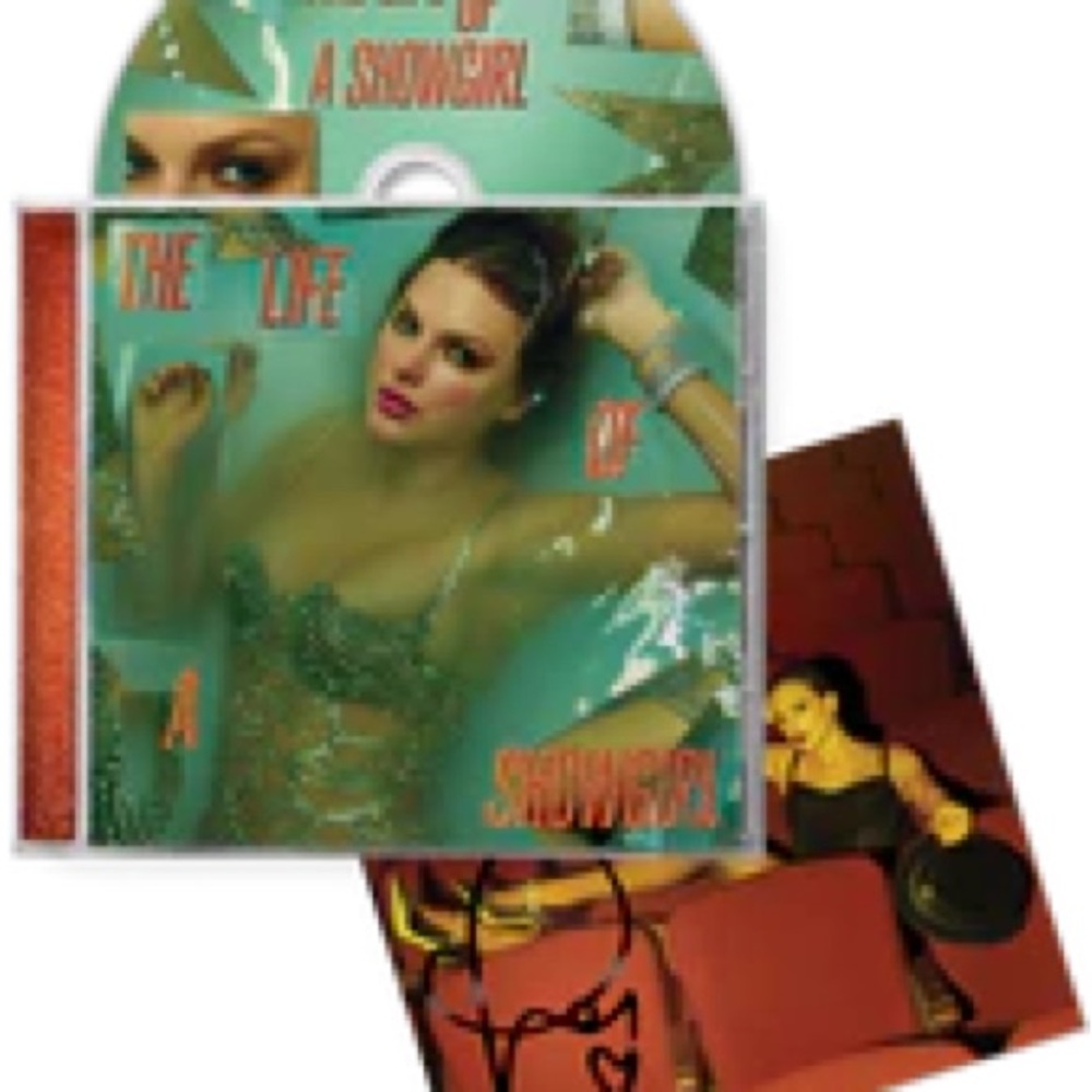 Taylor Swift signed life of a showgirl hand signed CD